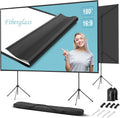 Outdoor Projector Screen with Stand 180 in 16:9 - Large Portable Movie