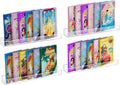 NIUBEE 24in Premium Acrylic Floating Nursery Kids Bookshelf