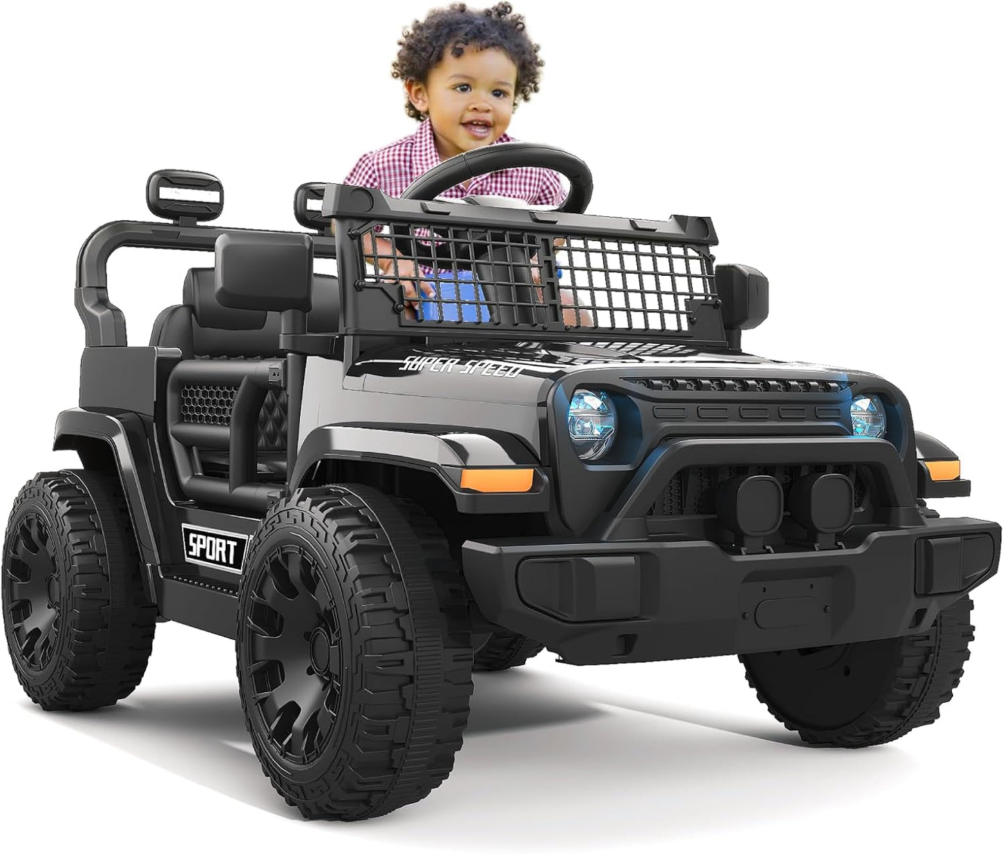 12V Ride on Car with Parent Remote Control for Kids Fun