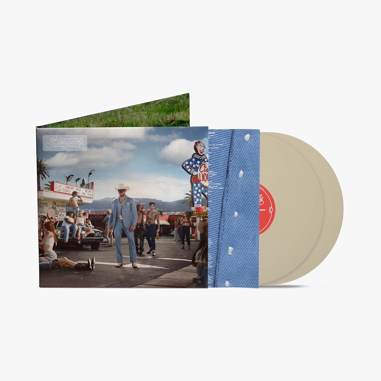 Stampede Bone Colored Vinyl - A Unique Addition to Your Collection