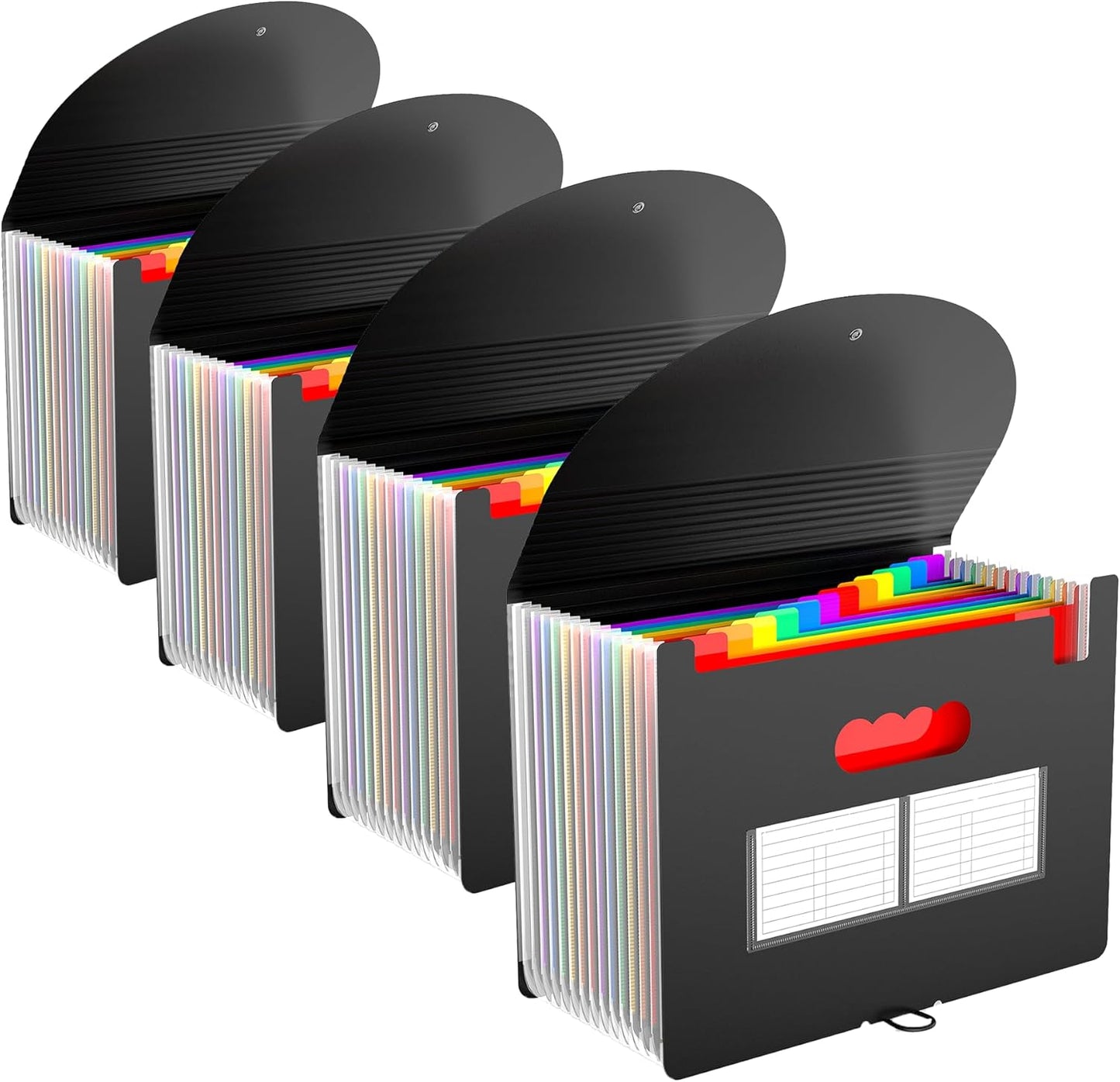4 Pack Expanding File Folder for Organized Document Storage