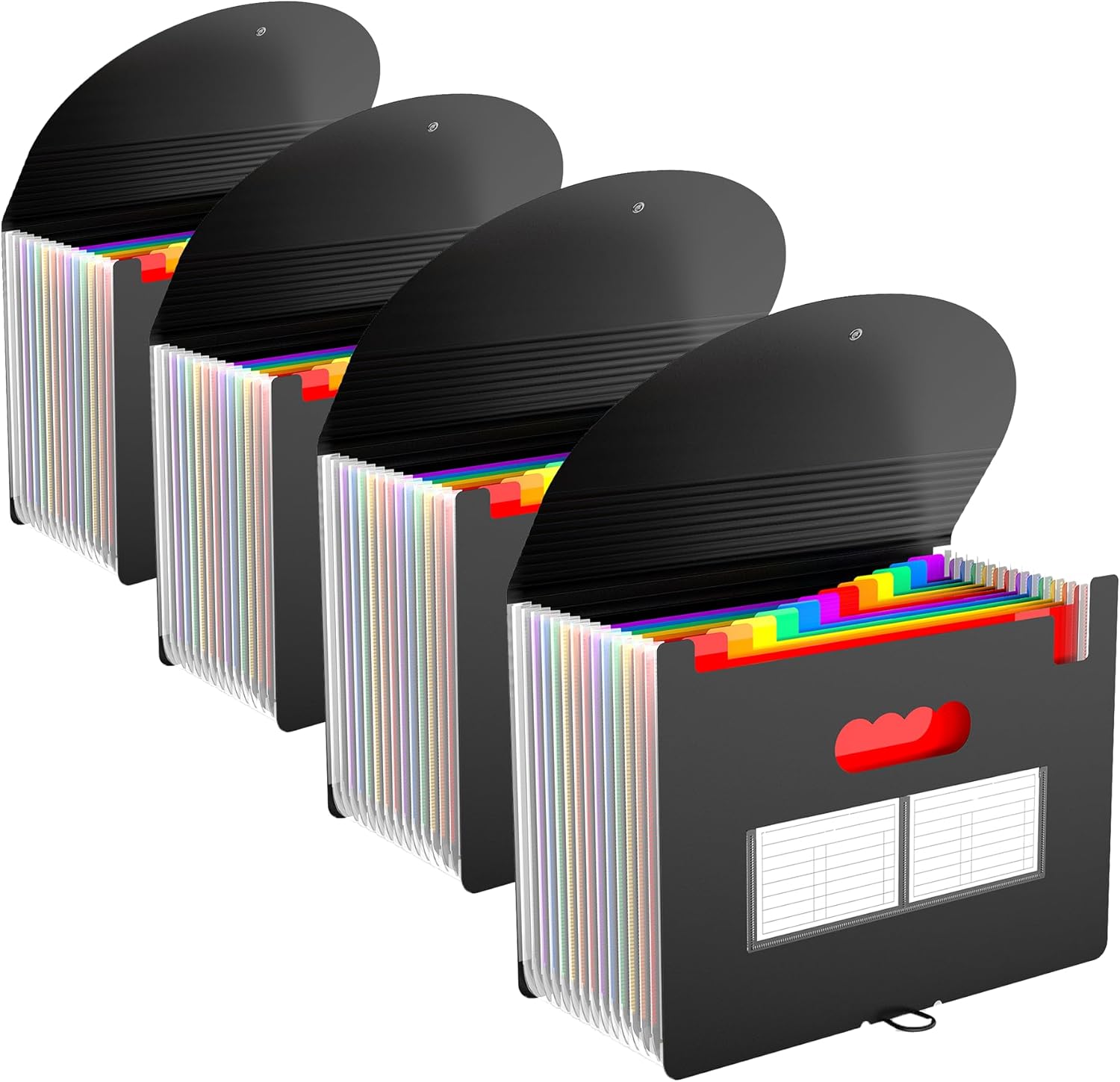 4 Pack Expanding File Folder for Organized Document Storage