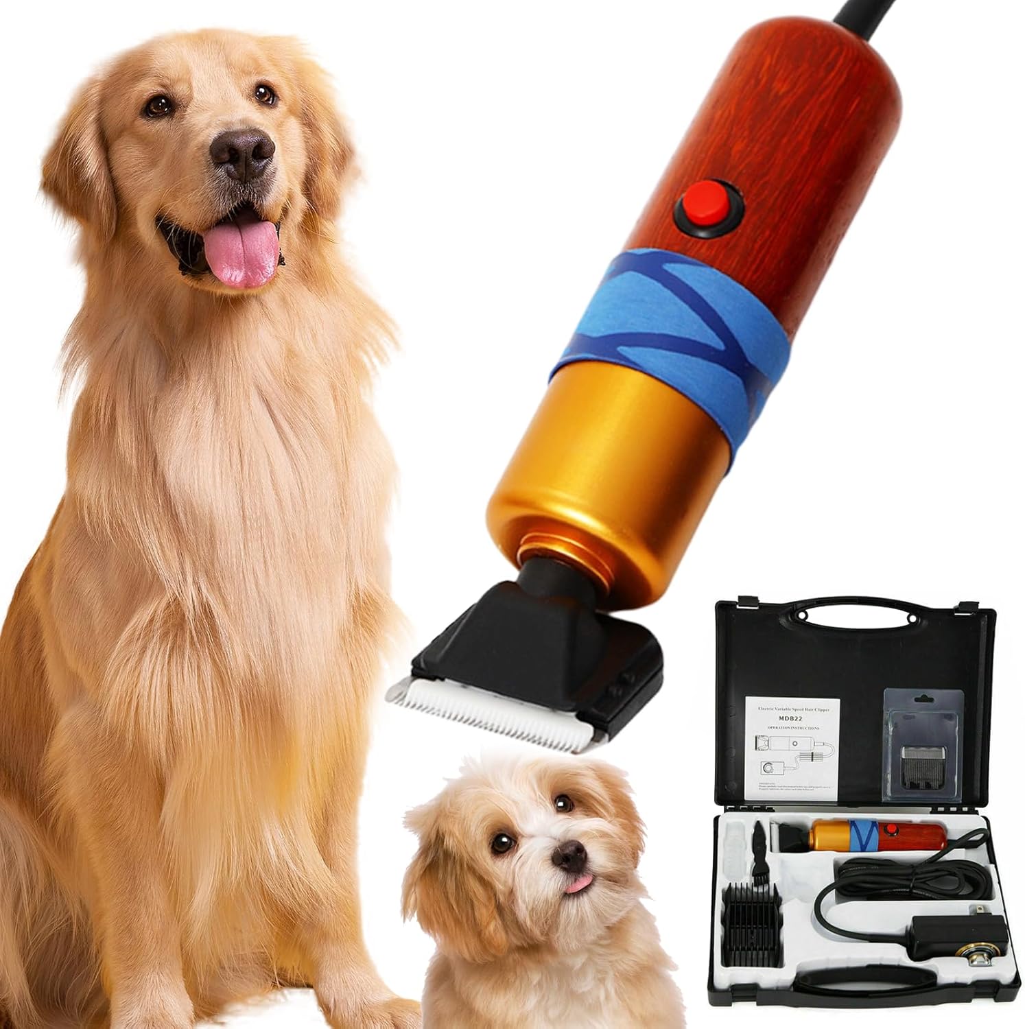 Electric Dog Shears for Grooming and Shaving Pets Efficiently