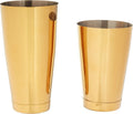 Barfly M37009GD Cocktail Tin Set (18 oz and 28 oz) - Gold finish