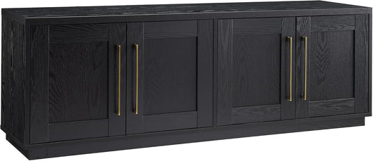Henn&Hart Modern Black TV Stand - Up to 80 TVs