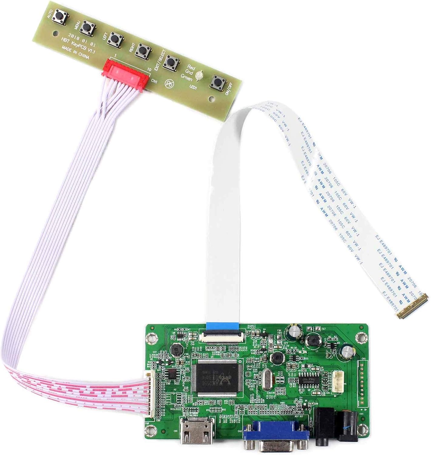 VSDISPLAY VGA LCD Controller Board for 1920x1080 Displays