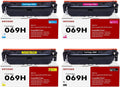 069H 069 Color Toner Cartridge Set Replacement for Canon - 4 Pack