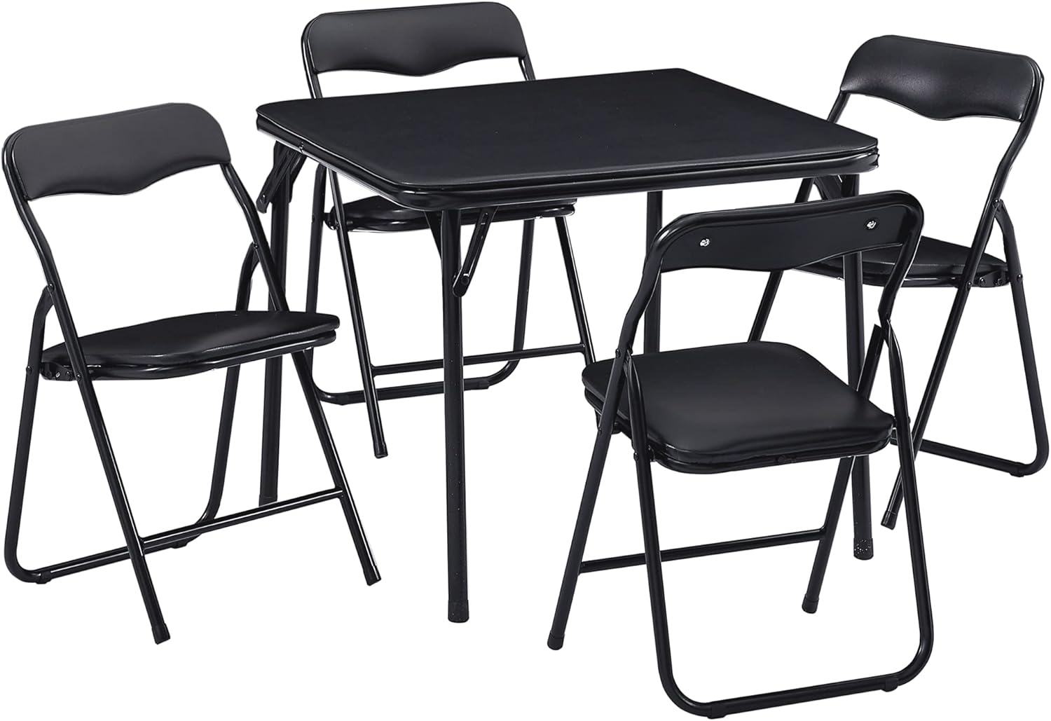 VECELO Kids Folding Activity Table and Chairs Set for Fun Play