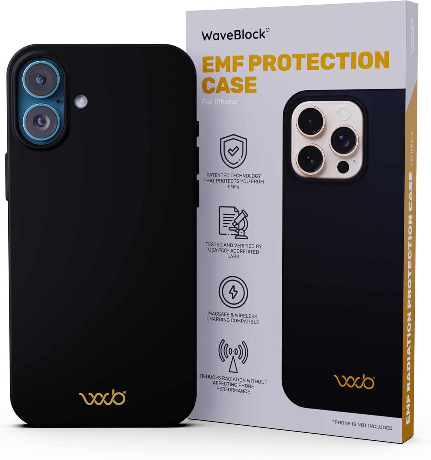 WAVEBLOCK EMF Protection iPhone Case for 5G Shield Reduction