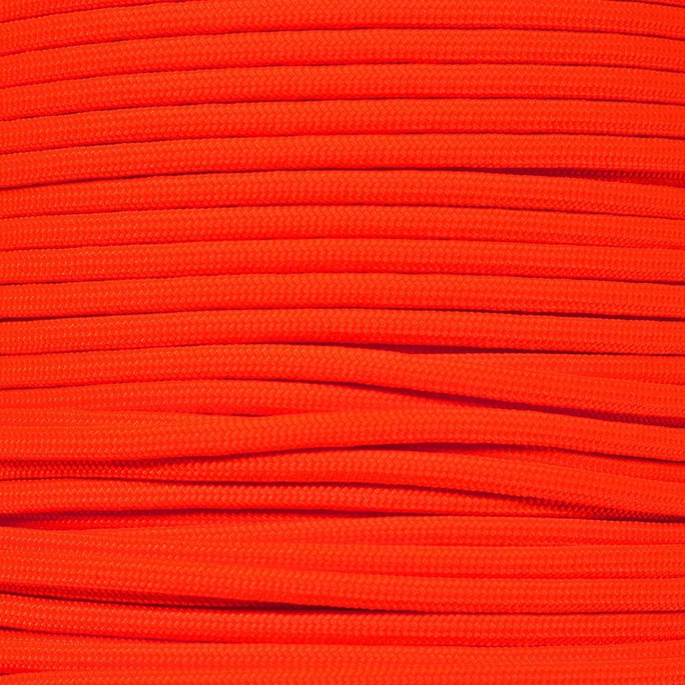 550 Paracord Neon Orange Spool for Survival and Crafting Needs