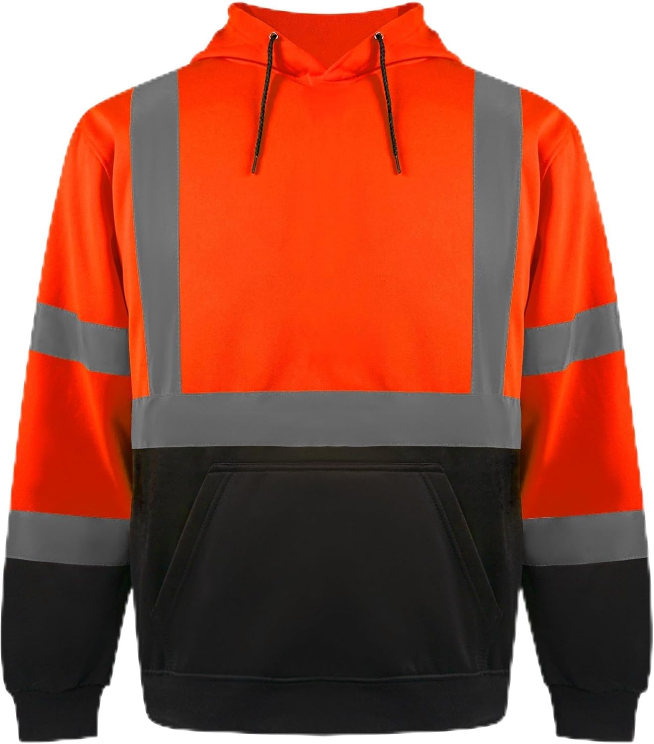 High Visibility Hoodie for Men Class 3 Reflective Safety Wear