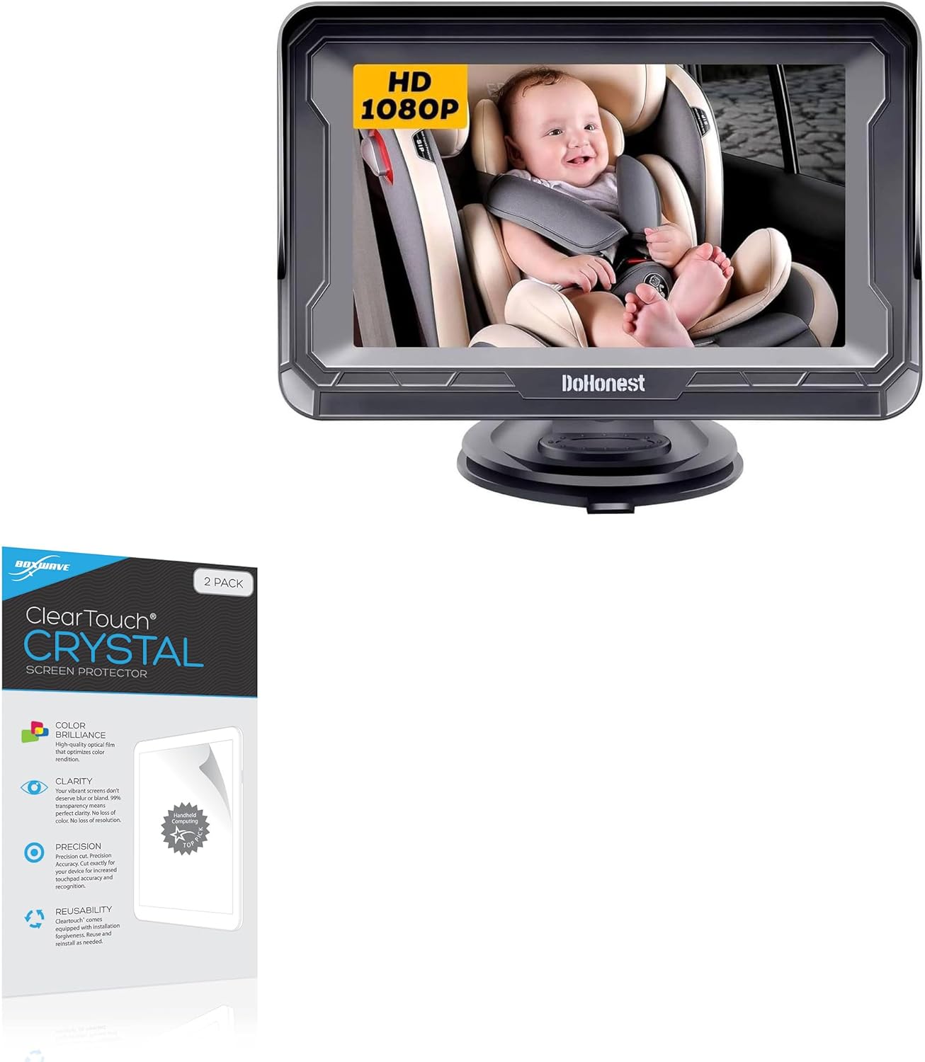 Crystal Clear HD Screen Protectors for DoHonest Baby Monitor