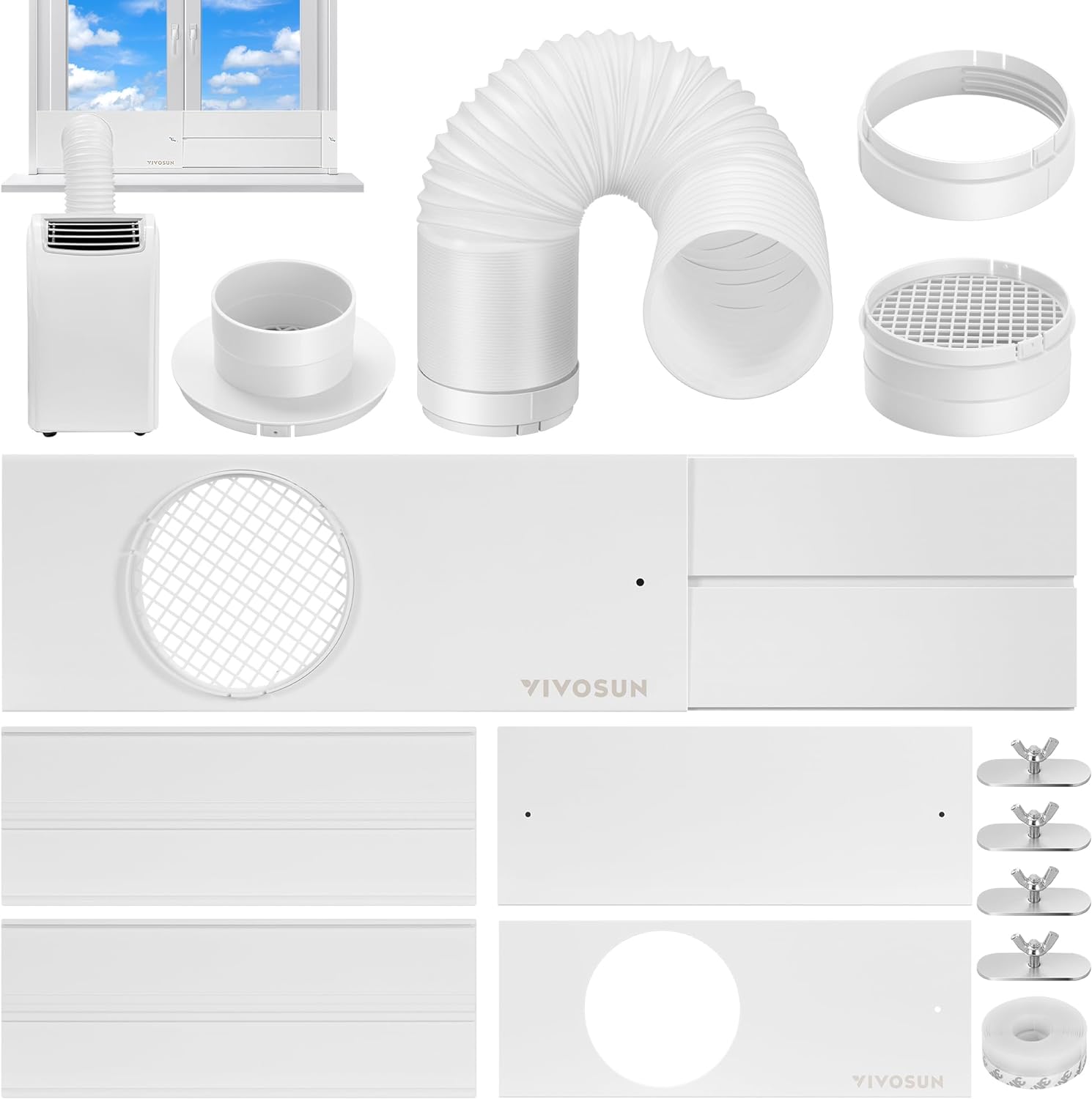 VIVOSUN Seal Kit for Sliding Windows - Universal Fit