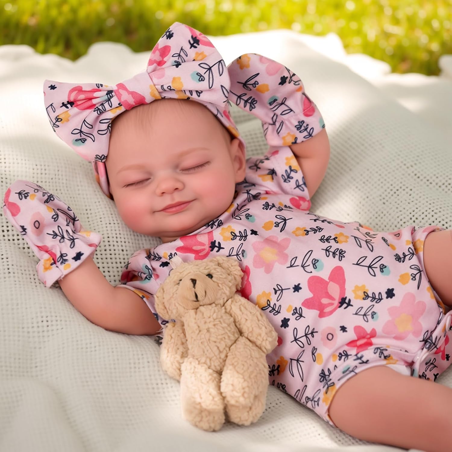 Realistic BABESIDE Reborn Doll - Skylar, 17-Inch Lifelike Baby Doll for Cuddling
