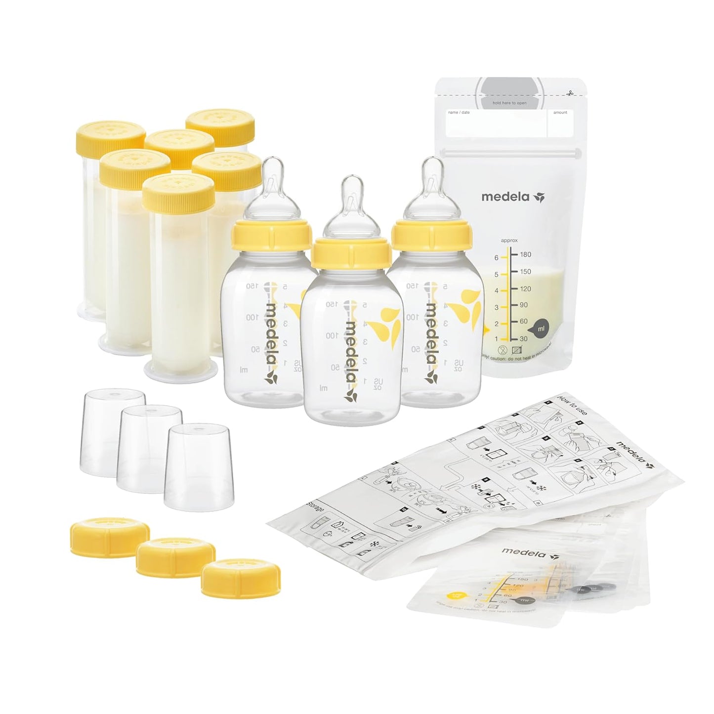 Medela Store & Feed Set | BPA-Free Breast Milk Storage