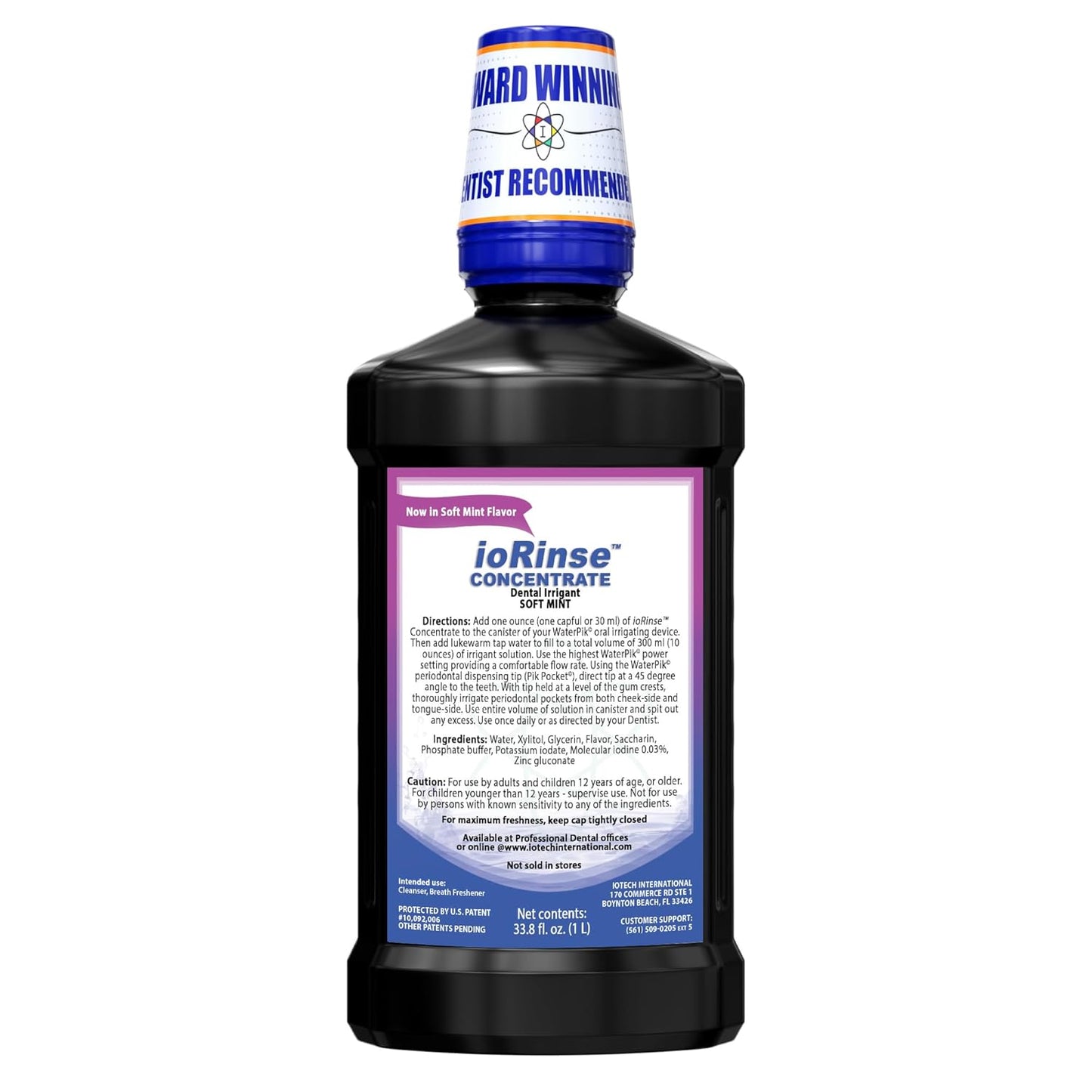 ioRinse Concentrated Irrigant for Effective Oral Care and Fresh Breath