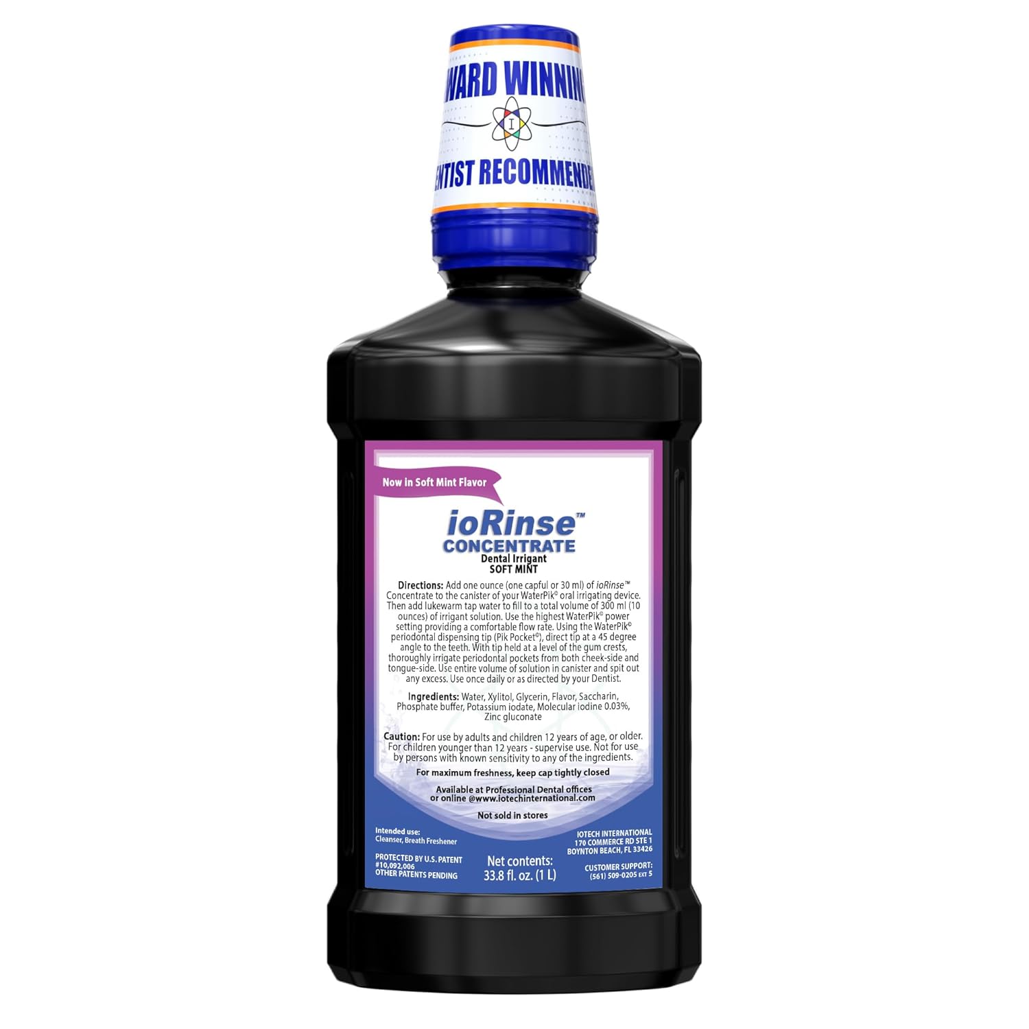 ioRinse Concentrated Irrigant for Effective Oral Care and Fresh Breath