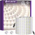 White LED Strip Lights 4000K 24V 26.2ft - Neutral White Lighting