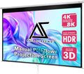 Akia Screens 100 in Pull Down Manual Projector Screen - 16:10 Home