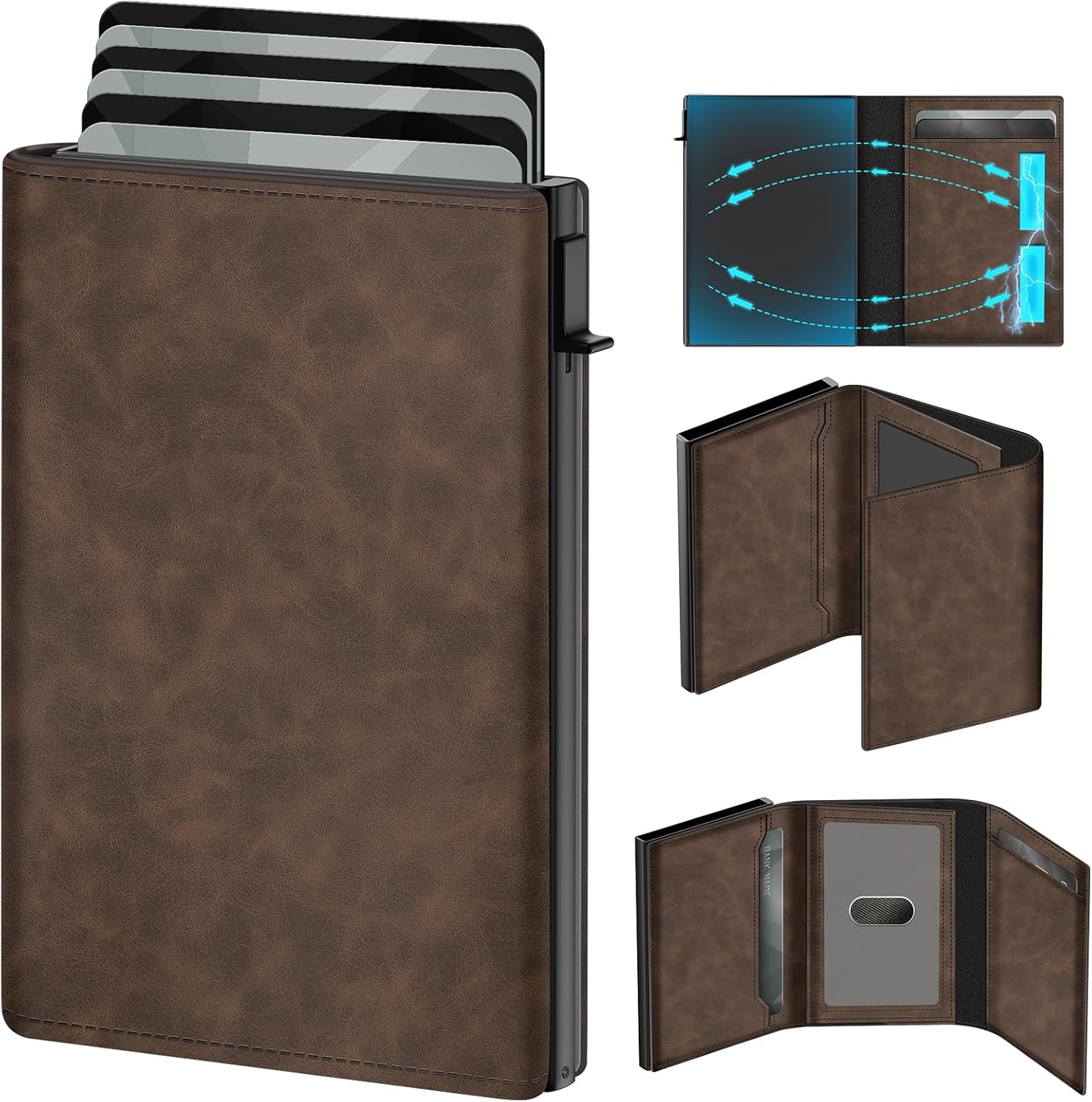 GAOCHALE Wallet for Men with RFID Protection and Slim Design