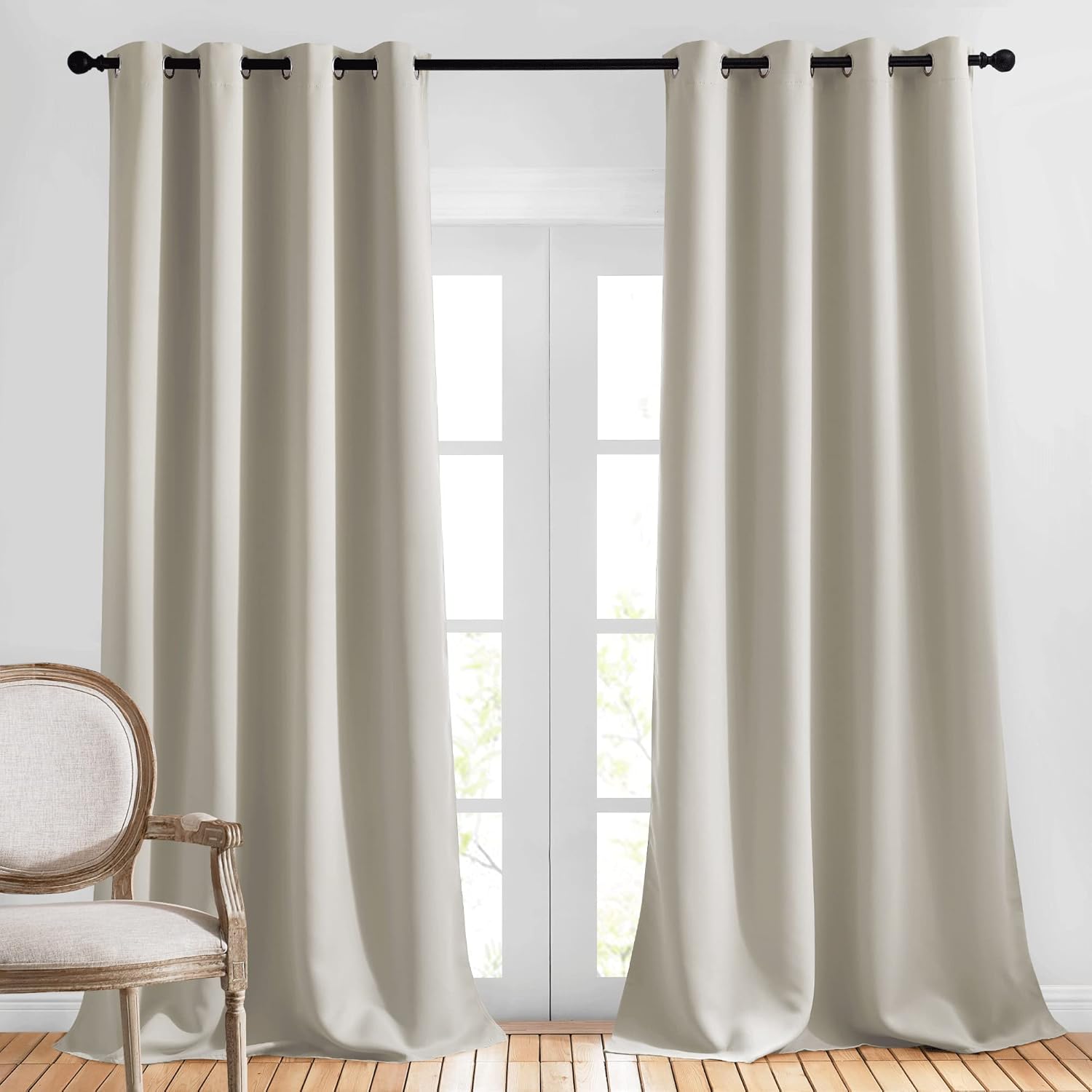 NICETOWN Blackout Curtains - Energy Saving Thermal Insulated Drapes