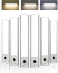 Under Cabinet Motion Sensor Lights 6 Pack - Rechargeable, Dimmable