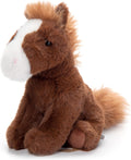 The Petting Zoo Horse Stuffed Animal Plushie - Realistic 6 in Horse