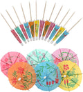 SAVITA 50pcs Tropical Cocktail Umbrellas - Festive Drink Decor!