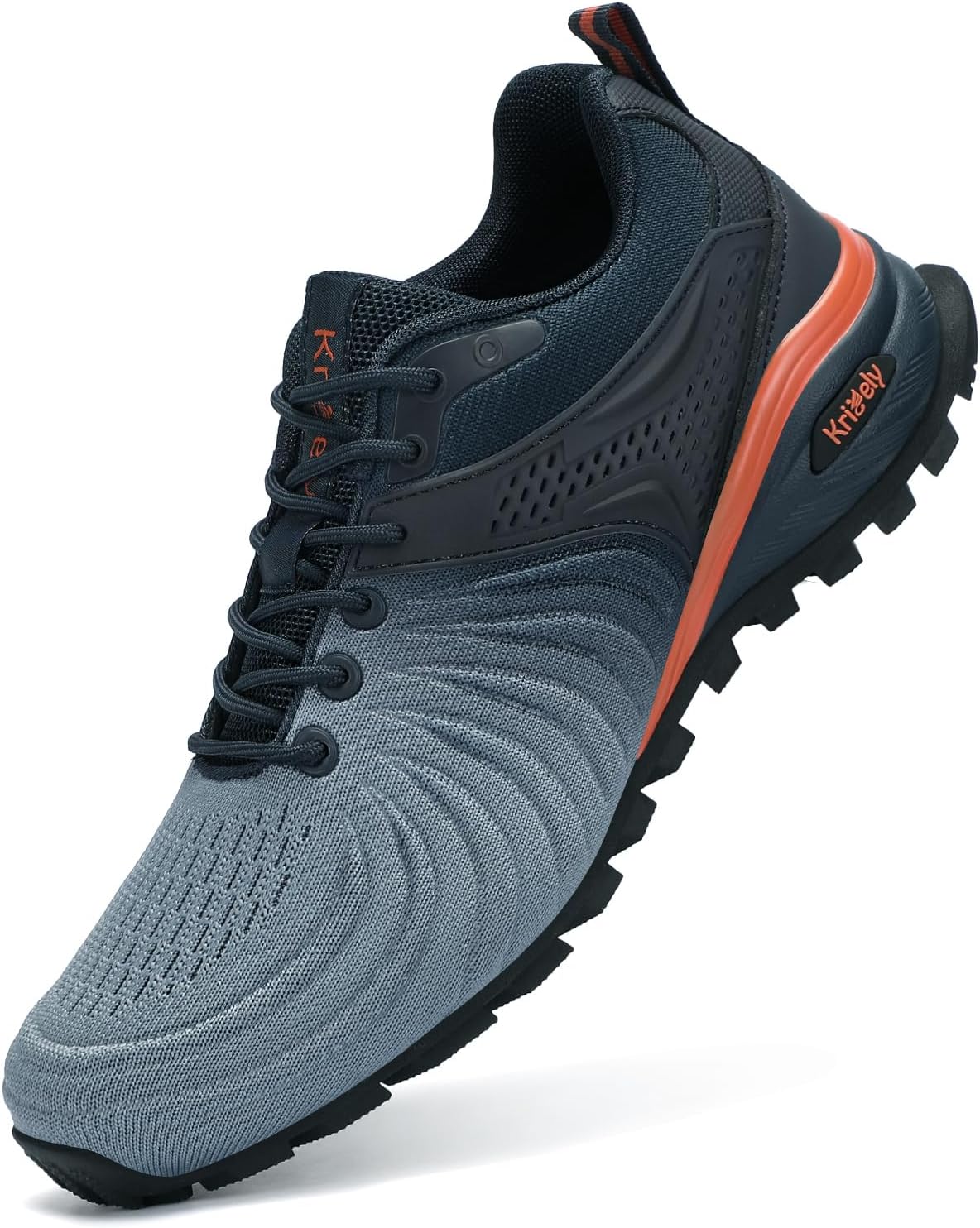Kricely Men's Walking Shoes: Breathable Lightweight Sneakers