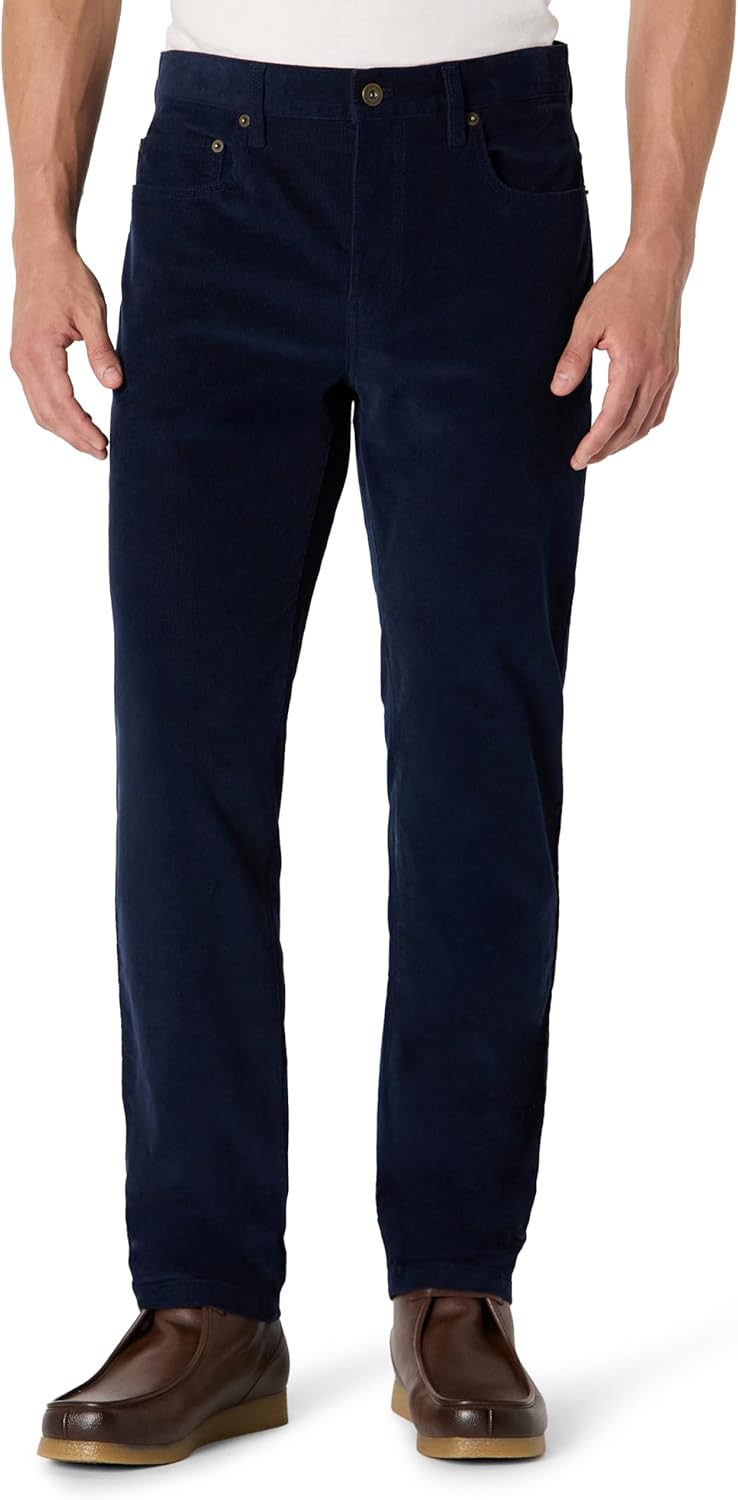 Slim Fit 5 Pocket Corduroy Pants for Men - Comfortable Style