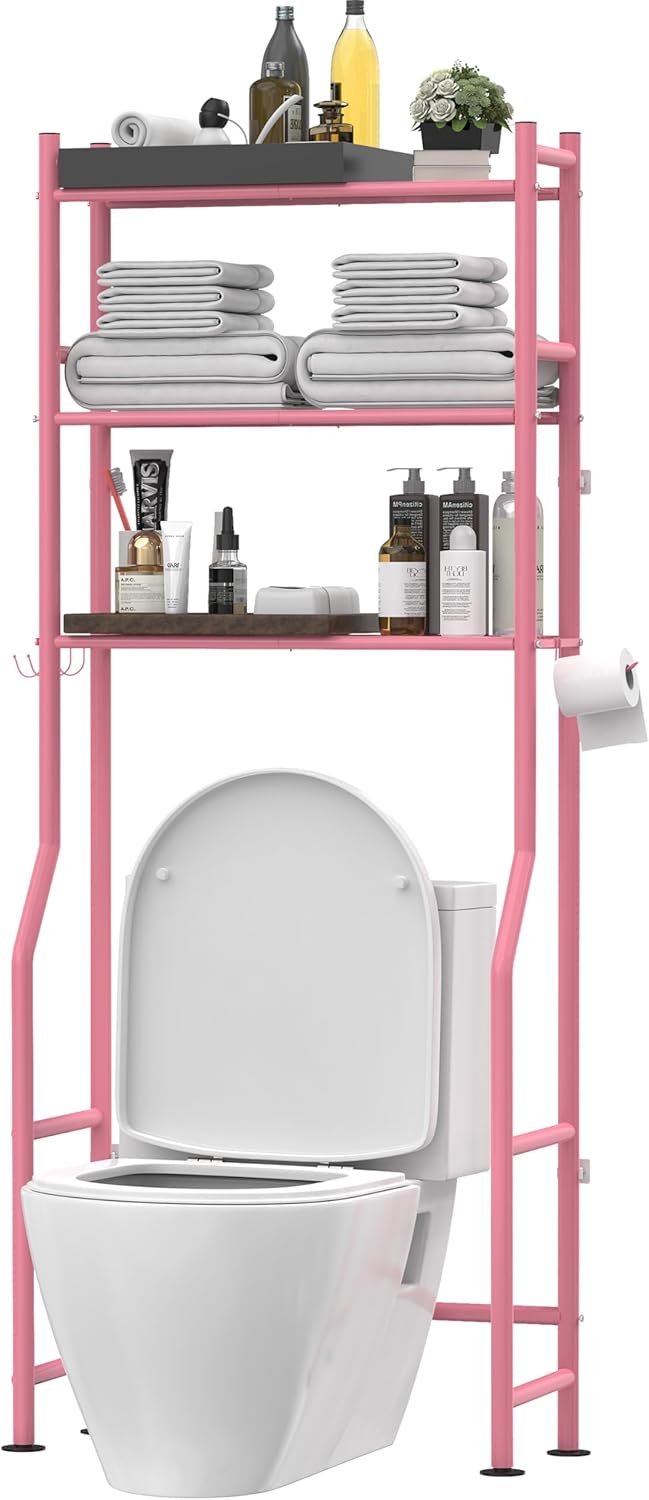 3-Tier Over The Toilet Storage for Bathroom Organization Needs