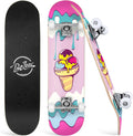 31 x 8 in Beginner Skateboard Complete Deck - Ready to Ride