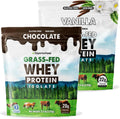 Grass Fed Vanilla Choco Whey Protein Isolate Powder - Clean 20g