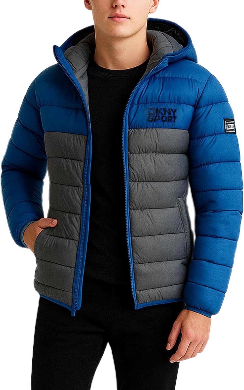 DKNY Boys Puffer Jacket - Insulated Wind Water Resistant Coat