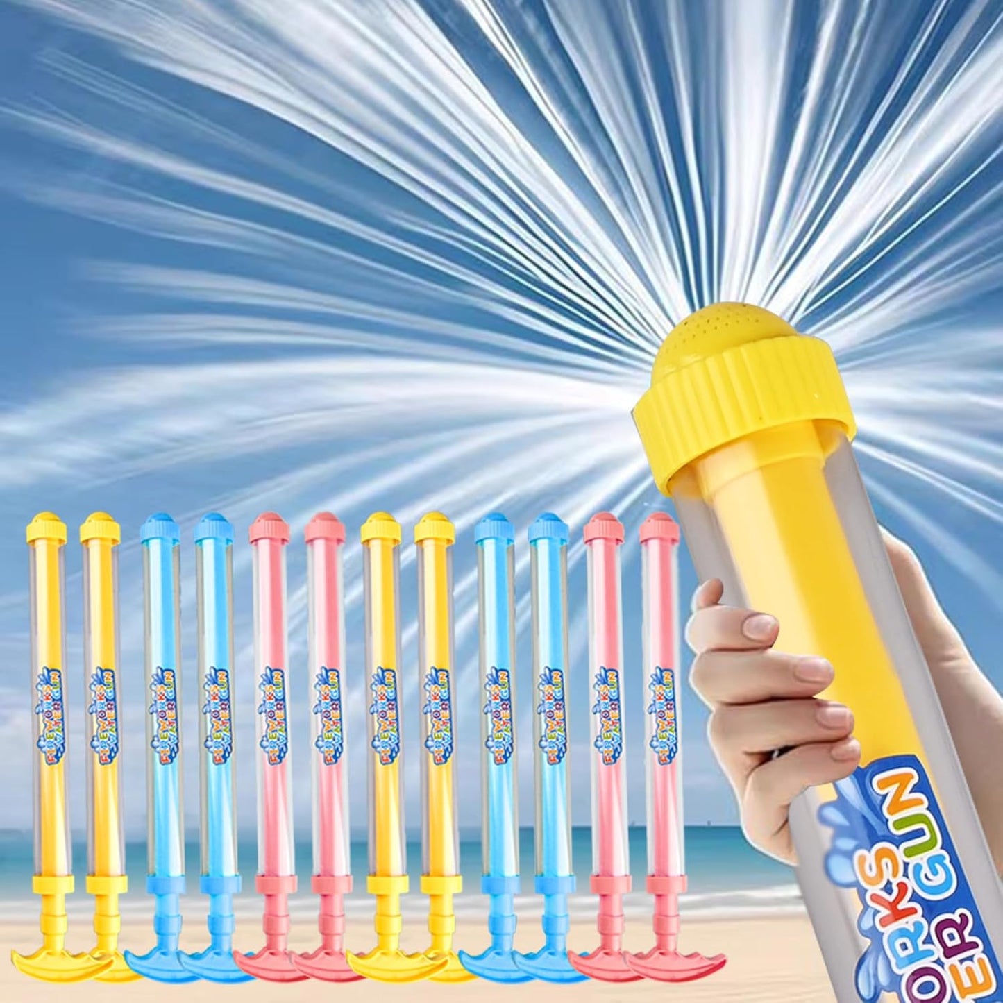12Pack Fireworks Water Gun for Summer Fun and Excitement