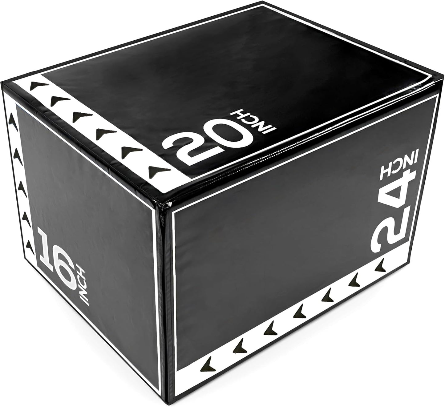 BalanceFrom 3-in-1 Foam Plyometric Jump Box for Home Gym