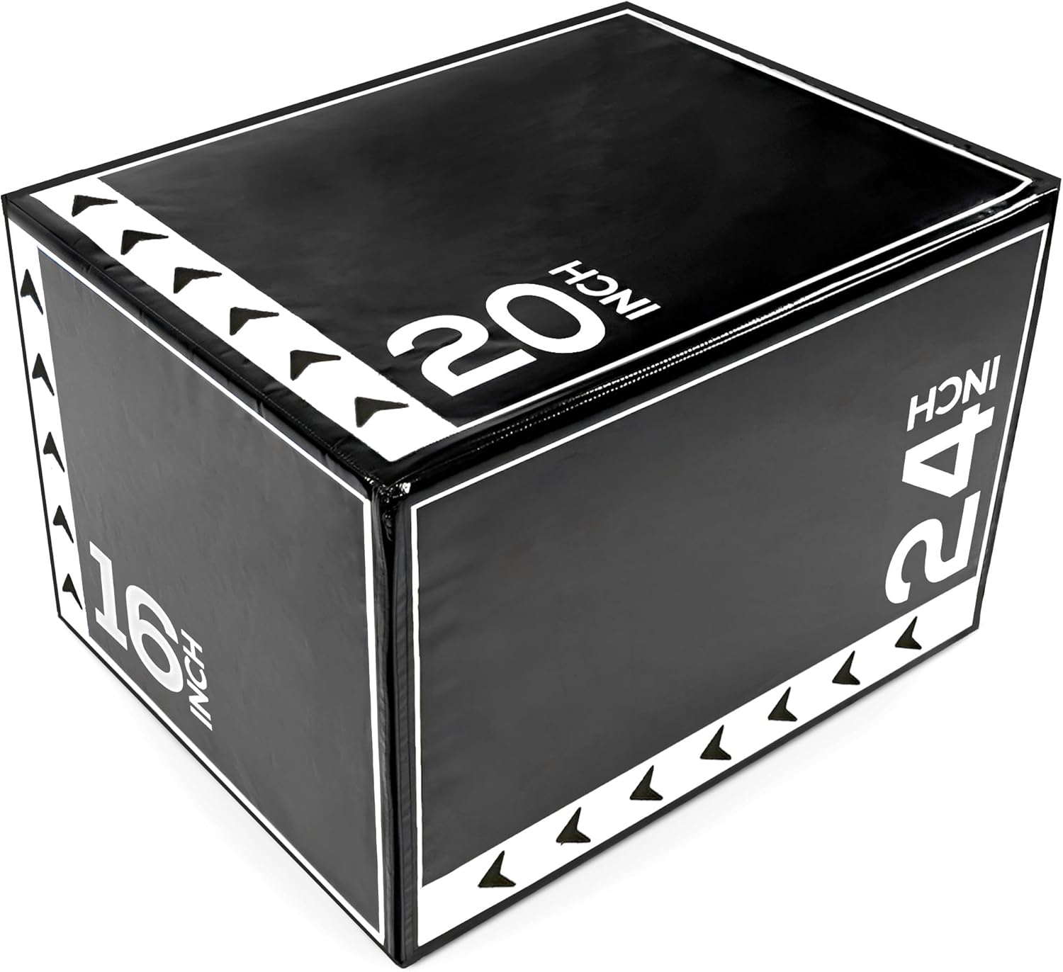 BalanceFrom 3-in-1 Foam Plyometric Jump Box for Home Gym