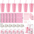Baby Shower Prizes 6 Sets Pink Bow Style - Party Game Winners