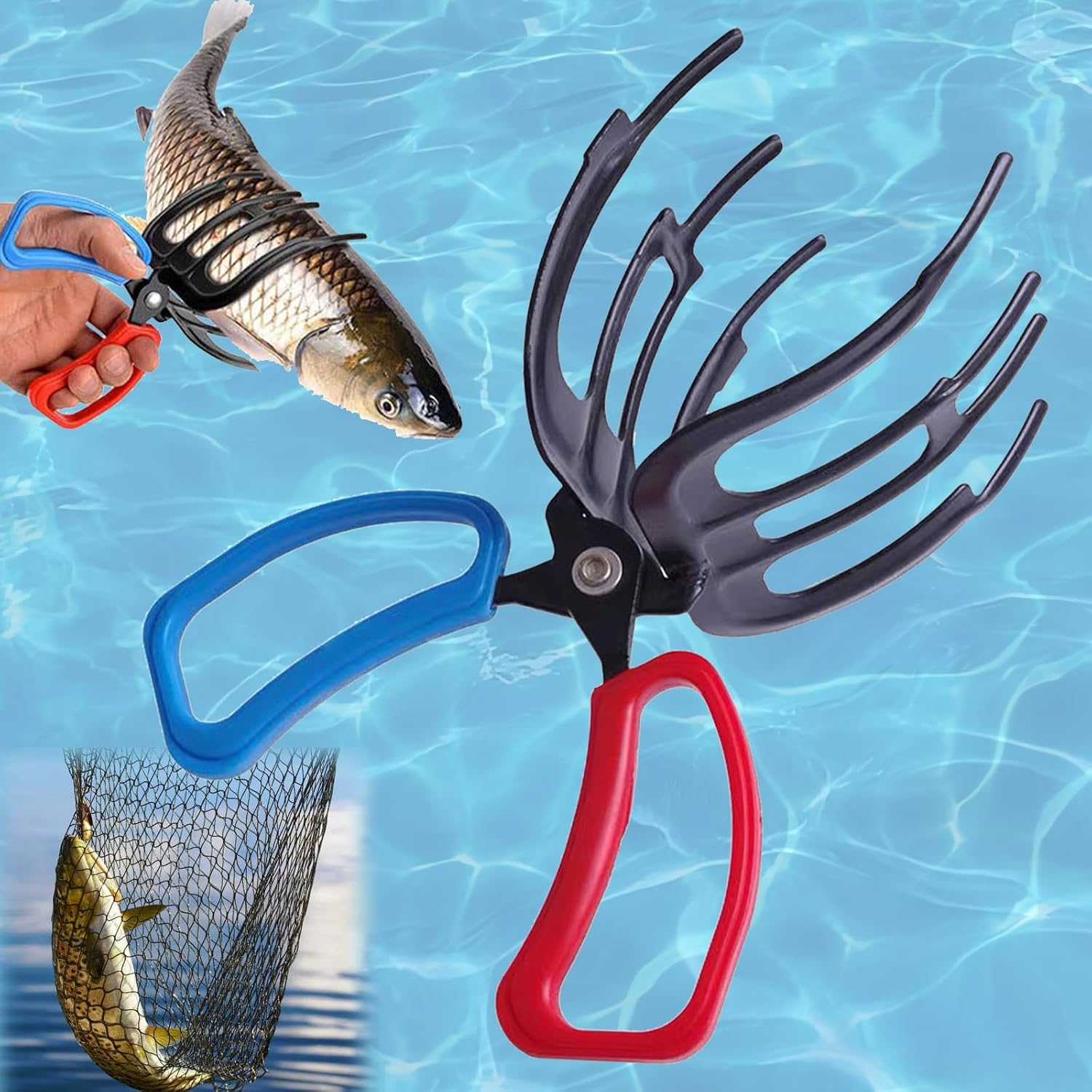 2024 Metal Fish Gripper - Securely Control Fish!