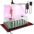 1020 Seed Starter Tray Kit with Grow Lights and Heat Mat - Easy Indoor