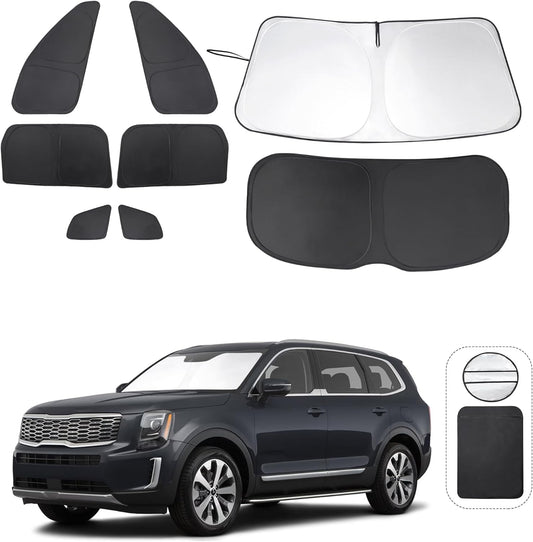 Custom Fit TINGLU Window Shades for Kia Telluride 2020-2025