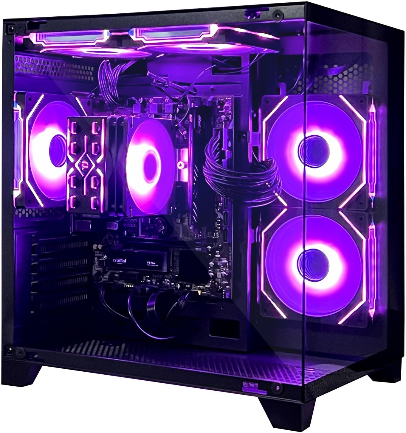 High-Performance PC Desktop with AMD Ryzen 5 and 16GB RAM