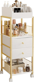 Makeup Organizer Storage Cart - Large Skincare & Cosmetics Stand