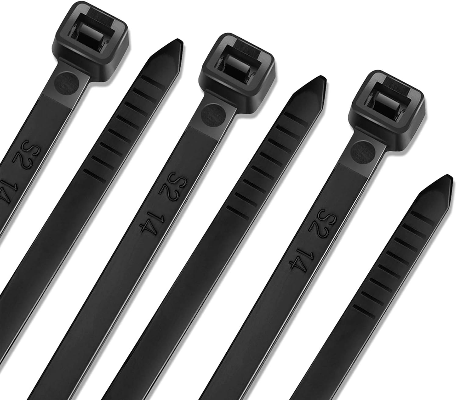 VAMRONE 6 UL Listed Zip Ties 500Pcs - Strong 40lbs Tensile Strength