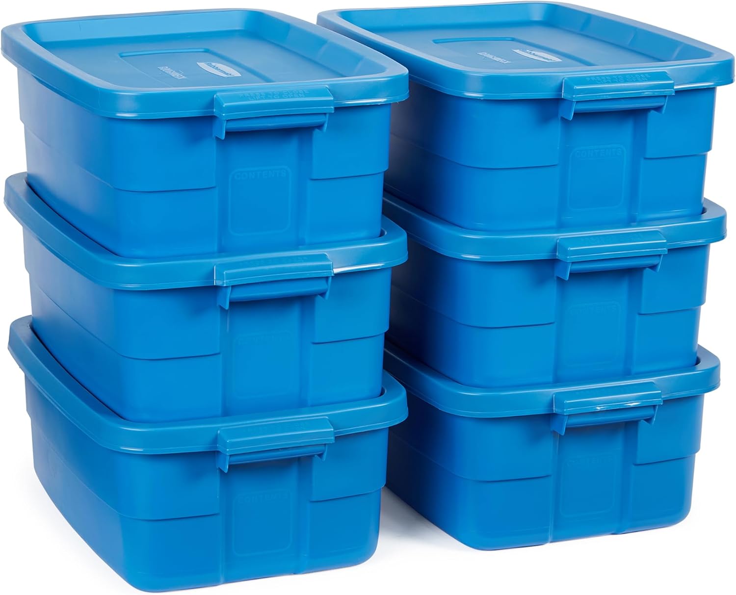 Rubbermaid Roughneck Tote 10 Gal Storage Bins for Versatile Use