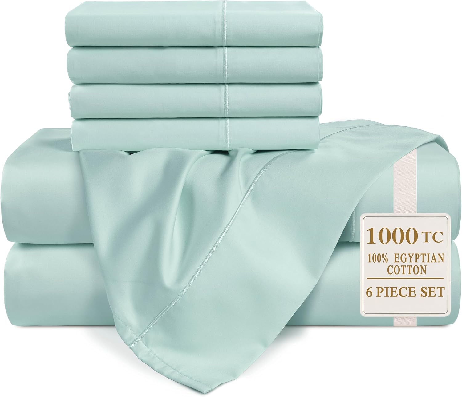 Casa Platino King Size Sheets Set - 1000 Thread Count Luxury