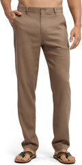 Willit Men's Linen Pants Casual Linen Dress Pants - Lightweight 55%
