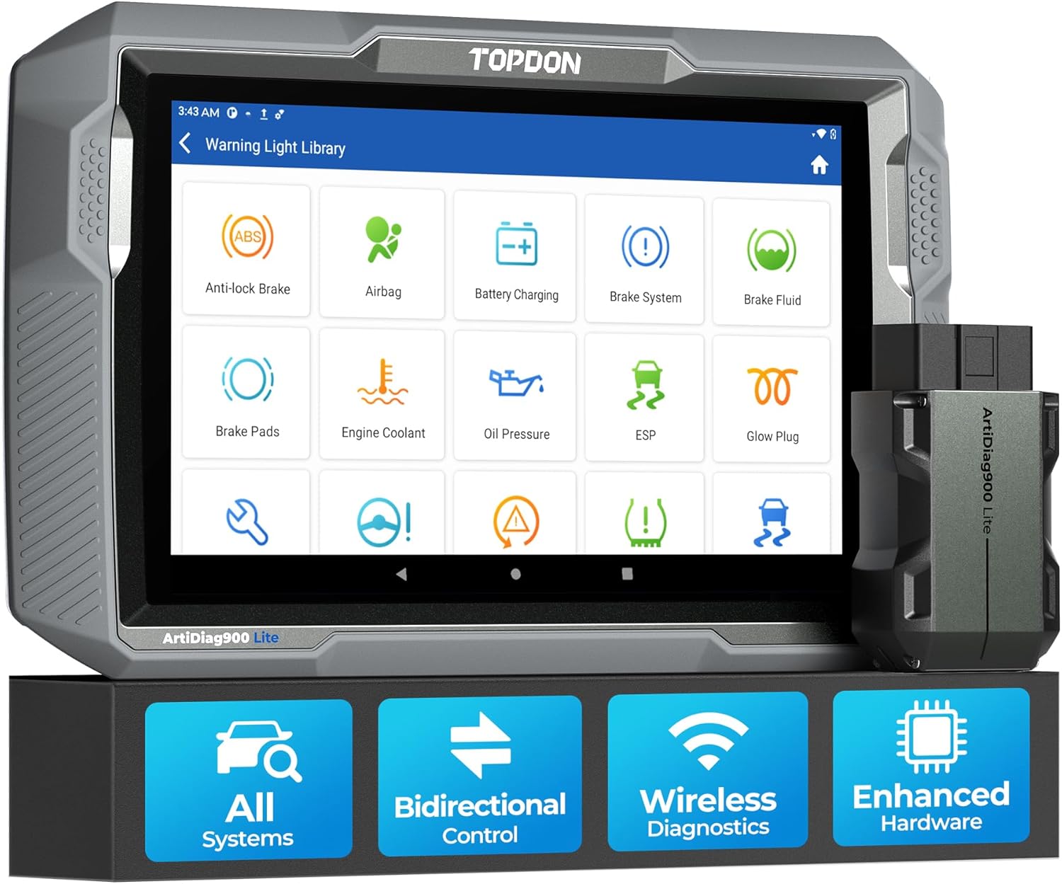 TOPDON Bidirectional Scan Tool for Full System Diagnostics
