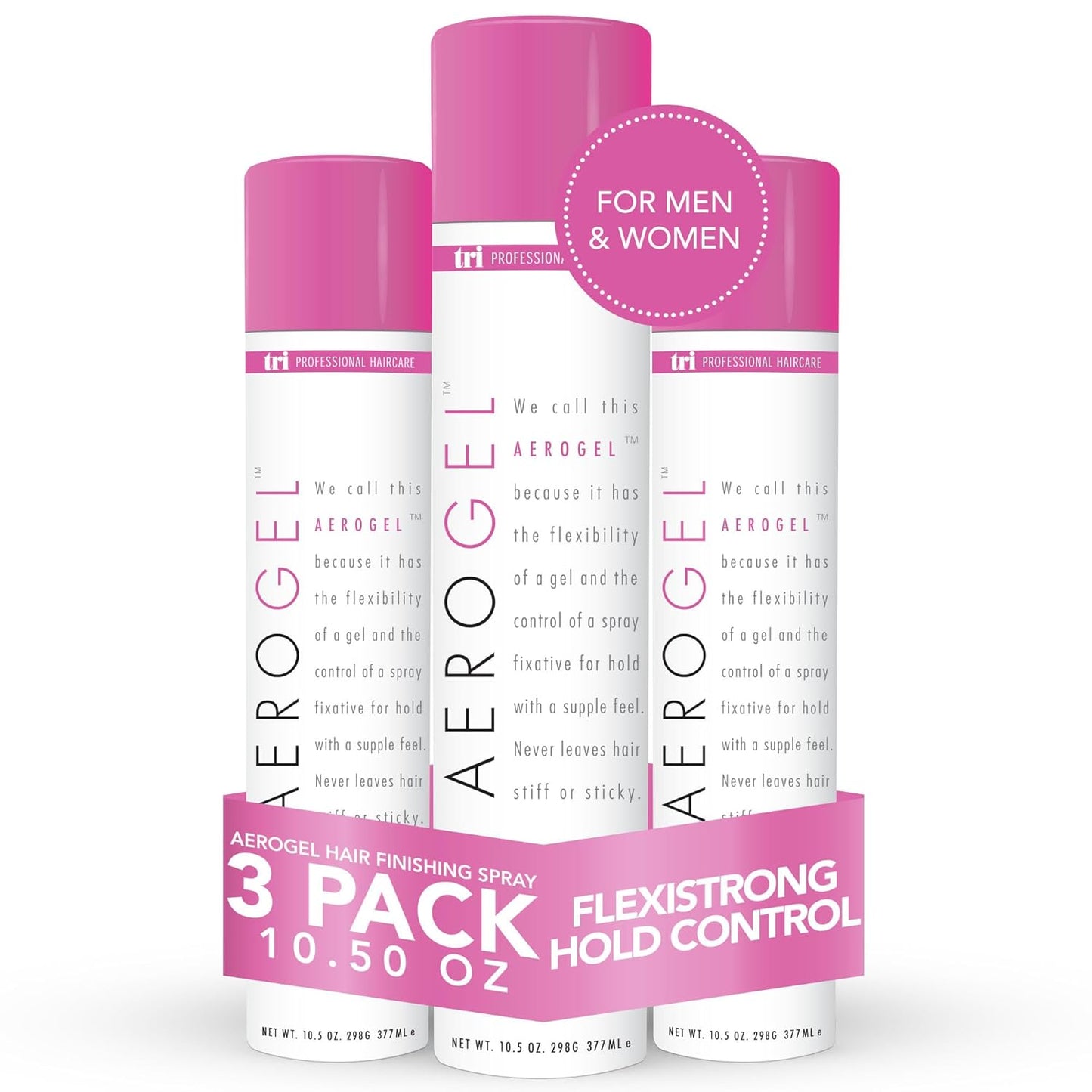 TRI Design Aerogel Hairspray for Flexible Hold and Volume
