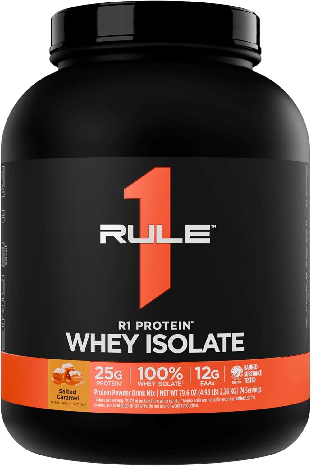 R1 Protein Whey Isolate - 25g Protein & 6g BCAA for Recovery